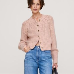 Banana Republic Pink Cardigan Sweater